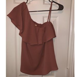 One shoulder Blouse with strap